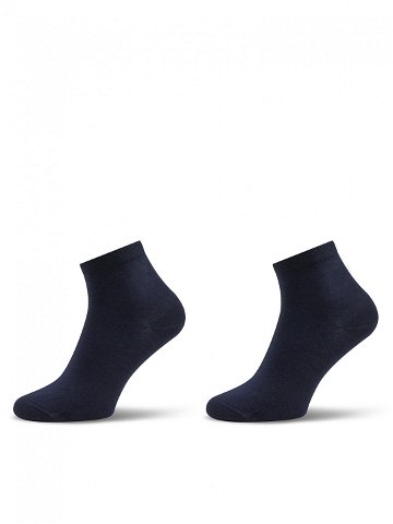 Tommy Hilfiger Sada 2 párů dámských nízkých ponožek Dobotex BV 373001001 Tmavomodrá