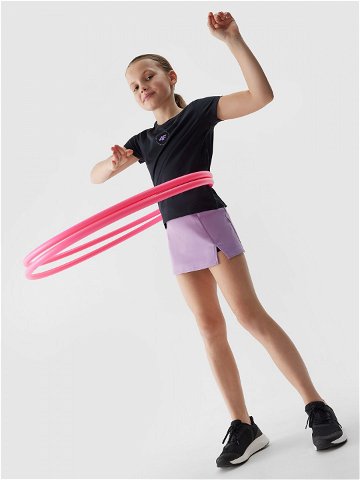 Dívčí sportovní sukně 2v1 – fialová