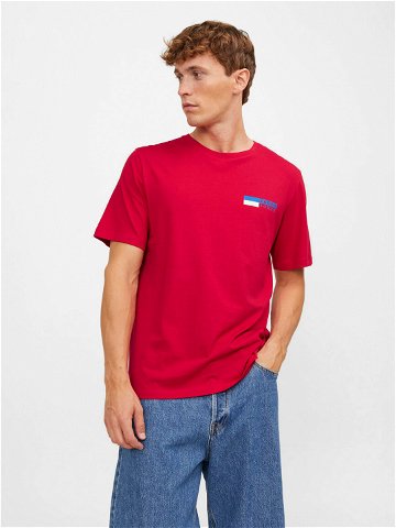 Jack & Jones T-Shirt Corp 12233999 Červená Standard Fit