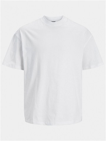 Jack & Jones T-Shirt Collective 12251865 Bílá Wide Fit