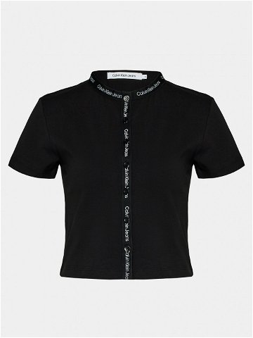 Calvin Klein Jeans T-Shirt Logo J20J223093 Černá Slim Fit