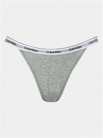 Calvin Klein Underwear Klasické kalhotky 000QD5215E Šedá
