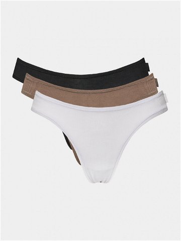 Calvin Klein Underwear Sada 3 kusů klasických kalhotek 000QD5206E Barevná