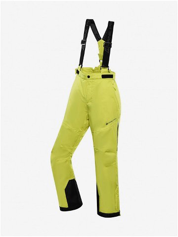 Světle zelené dětské lyžařské kalhoty s membránou ptx ALPINE PRO Osago