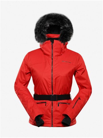 Červená dámská lyžařská bunda s membránou PTX ALPINE PRO Olada