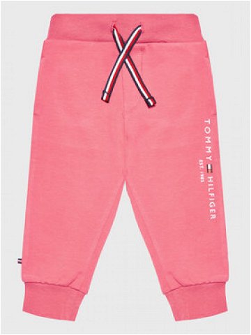 Tommy Hilfiger Teplákové kalhoty Baby Essential KN0KN01281 Růžová Regular Fit