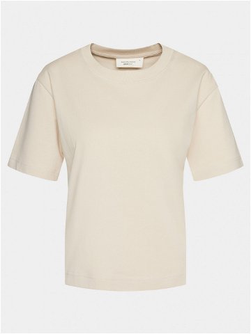 Gina Tricot T-Shirt Basic 10469 Béžová Regular Fit
