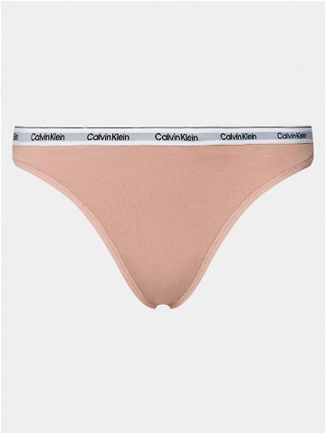 Calvin Klein Underwear Kalhotky string 000QD5043E Růžová