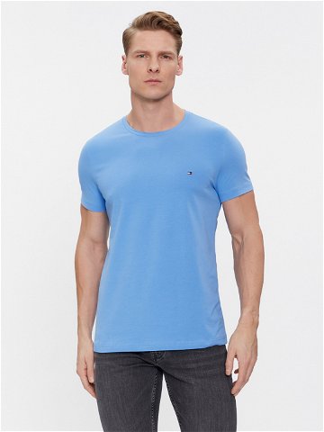Tommy Hilfiger T-Shirt MW0MW10800 Modrá Slim Fit