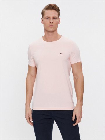 Tommy Hilfiger T-Shirt MW0MW10800 Růžová Slim Fit