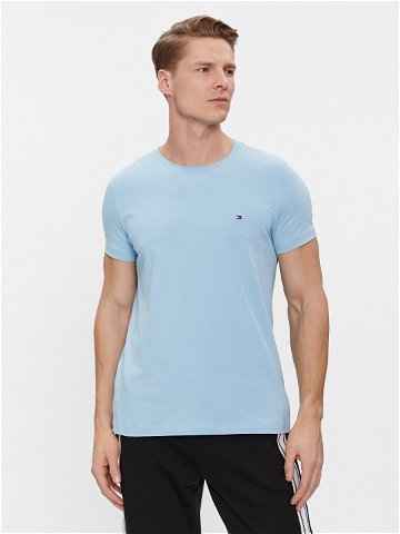 Tommy Hilfiger T-Shirt MW0MW10800 Světle modrá Slim Fit