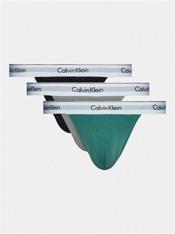 Calvin Klein Underwear Sada 3 kusů string kalhotek 000NB3226A Barevná