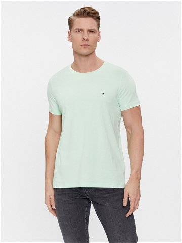 Tommy Hilfiger T-Shirt MW0MW10800 Zelená Slim Fit
