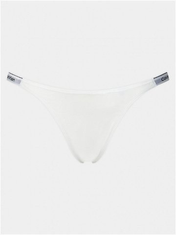 Calvin Klein Underwear Kalhotky string 000QD5157E Bílá
