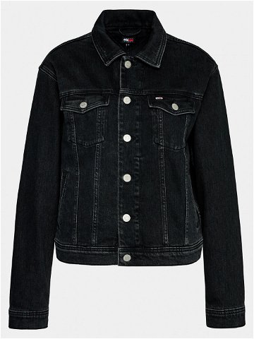 Tommy Jeans Jeansová bunda DW0DW17210 Černá Regular Fit