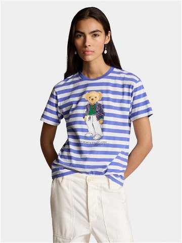 Polo Ralph Lauren T-Shirt Str Riv Br T 211924300001 Modrá Regular Fit