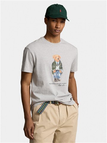Polo Ralph Lauren T-Shirt 710854497035 Šedá Regular Fit