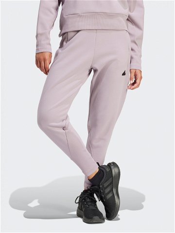 Adidas Teplákové kalhoty Z N E Winterized IS4334 Fialová Regular Fit