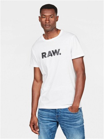 G-Star Raw T-Shirt Holorn D08512-8415 Bílá Regular Fit