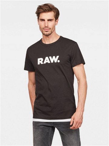 G-Star Raw T-Shirt Holorn D08512-8415 Černá Regular Fit