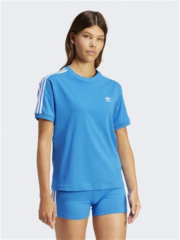 Adidas T-Shirt 3-Stripes IR8049 Modrá Regular Fit