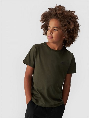 Chlapecké hladké tričko – khaki
