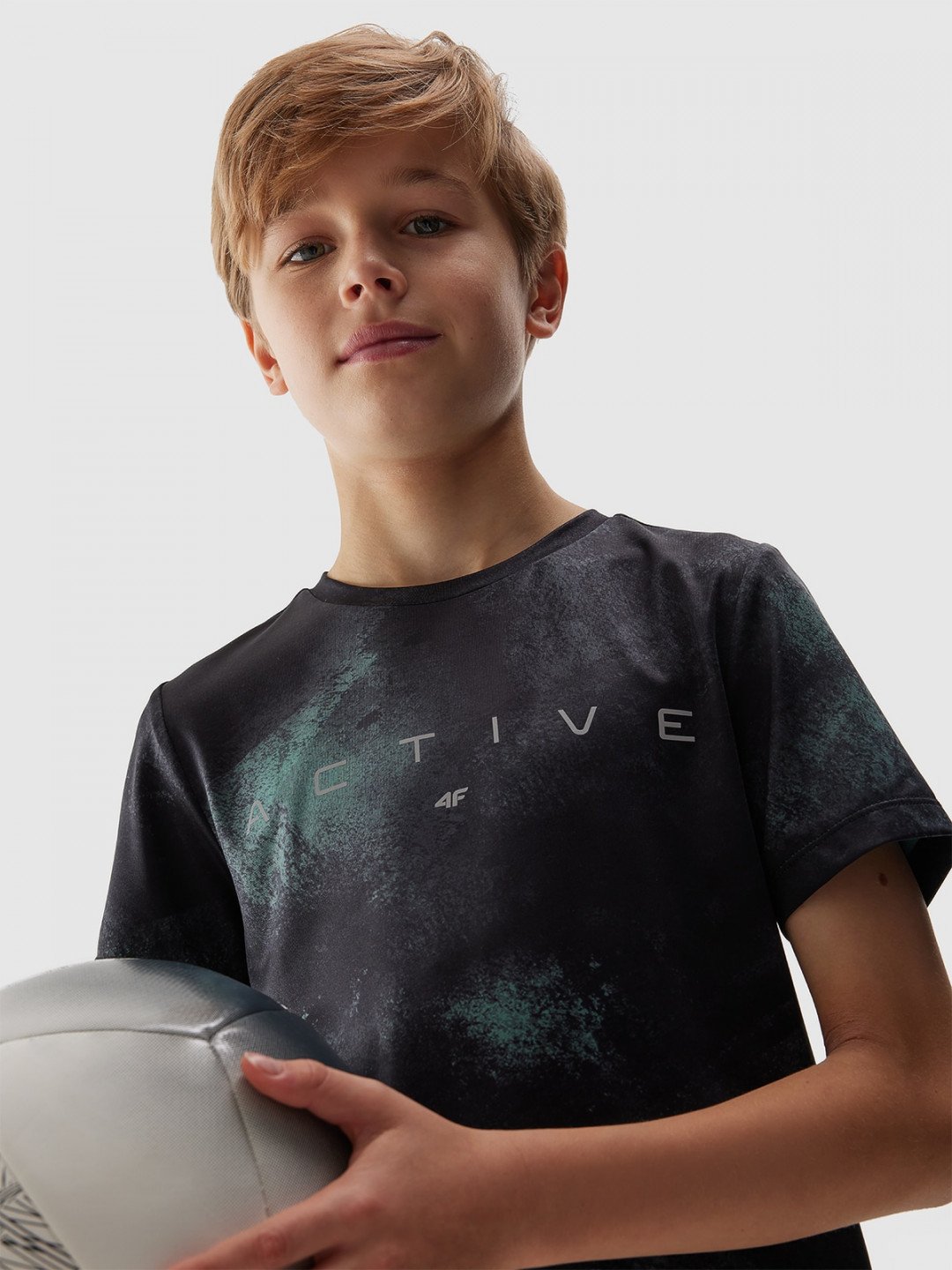 Chlapecké sportovní rychleschnoucí tričko – zelené