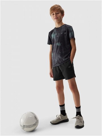 Chlapecké sportovní rychleschnoucí šortky – černé