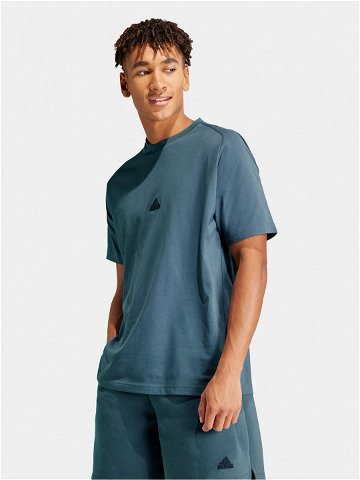 Adidas T-Shirt Z N E IS8358 Zelená Loose Fit