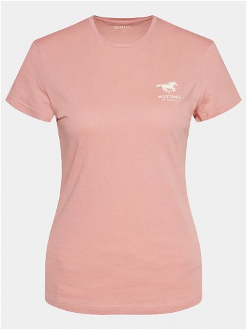Mustang T-Shirt Loa 1014969 Růžová Regular Fit