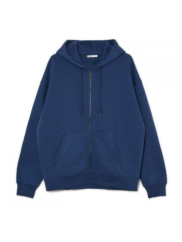 Cropp – Mikina na zip s kapucí – Modrá