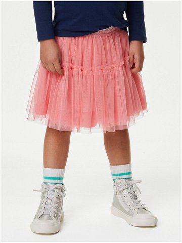 Růžová holčičí sukně Marks & Spencer
