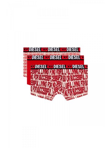Spodní prádlo diesel umbx-damien 3-pack boxer-sho červená xl