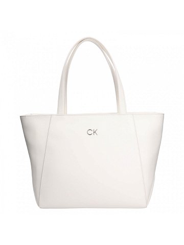 Dámská kabelka Calvin Klein Pebble – bílá