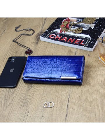 Dámská kožená peněženka modrá – Gregorio Maia