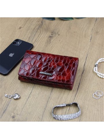 Dámská kožená peněženka červená – Gregorio Talia