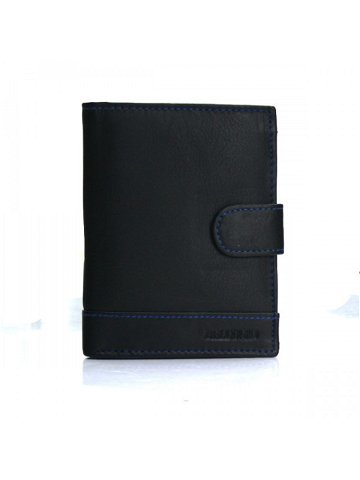 Pánská kožená peněženka černo modrá – Bellugio Ernesto