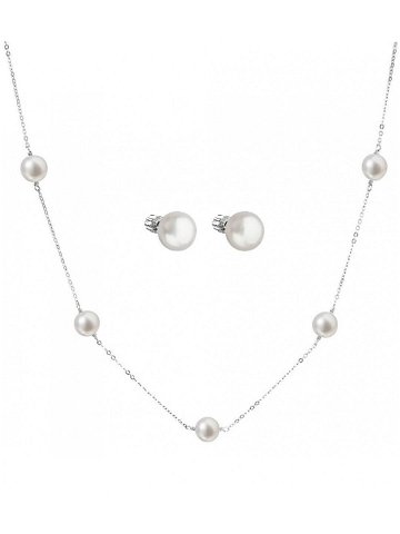 Evolution Group Elegantní zvýhodněná souprava šperků Pavona 21004 1 22015 1 náhrdelník náušnice