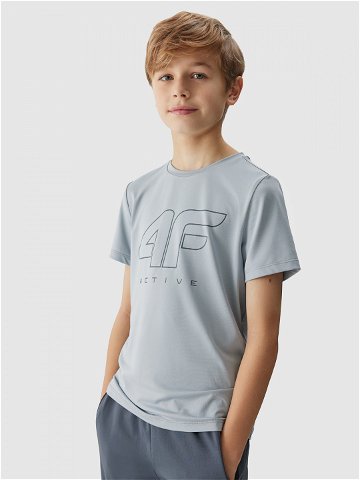 Chlapecké sportovní rychleschnoucí tričko – šedé