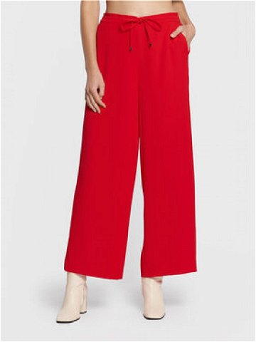 DKNY Kalhoty z materiálu P2EKFN57 Červená Regular Fit