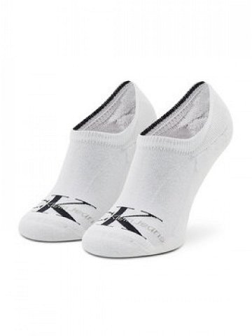 Calvin Klein Jeans Pánské kotníkové ponožky 701218733 Bílá