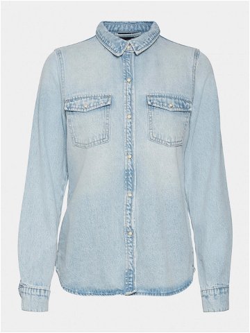 Vero Moda džínová košile Annalise 10302480 Modrá Regular Fit