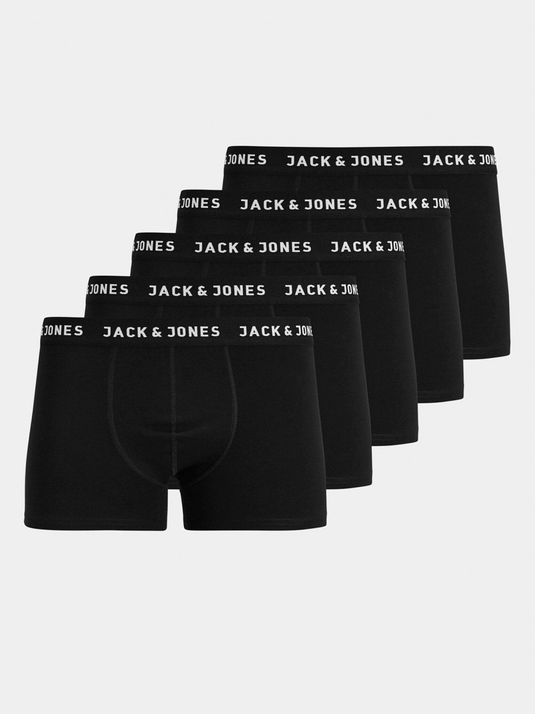 Jack & Jones Junior Sada 5 kusů boxerek Chuey 12210878 Černá