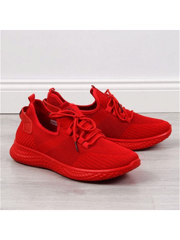 Pánská sportovní textilní obuv NEWS M EVE266B červená – Inny 43