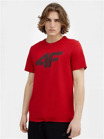 Pánské tričko 4FSS23TTSHM537-62S červené – 4F
