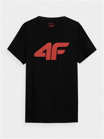 Pánské tričko 4FSS23TTSHM537-21S černé – 4F