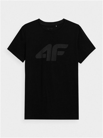 Pánské tričko 4FSS23TTSHM537-20S černé – 4F