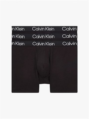 Pánské boxerky 3pack NB2971A – 7V1 – Černá – Calvin Klein 2XL černá
