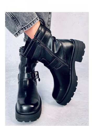 Dámské kotníkové boty S9AX25098-1 – Fashion Bella černá 41