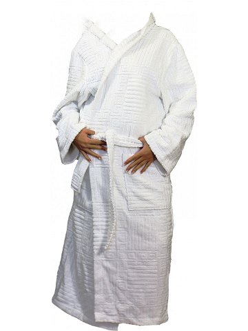 AKCE – Dámský župan s kapucí 31070100 bílý – Vestis XL